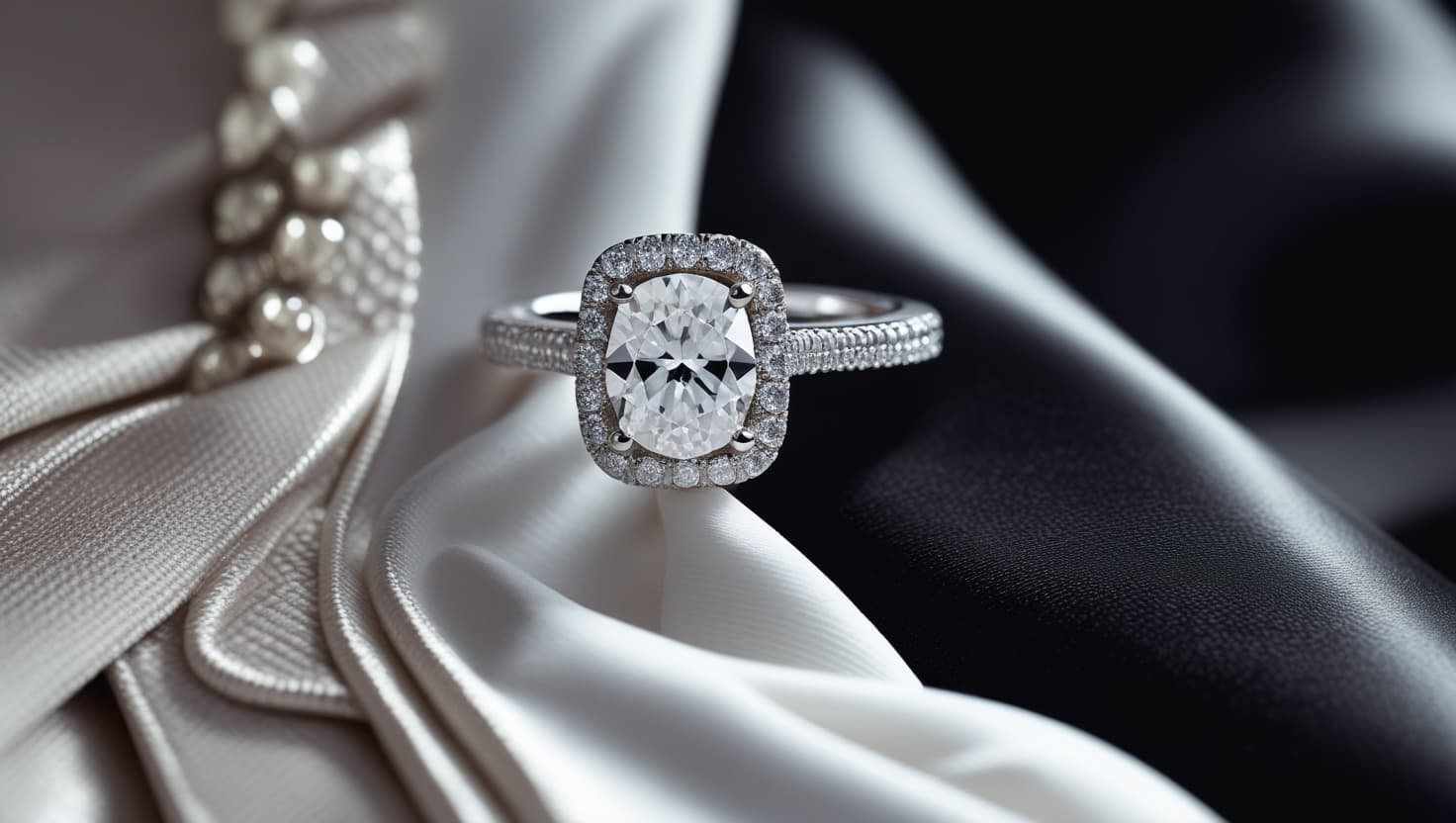 Image of Elegance Solitaire Diamond Ring