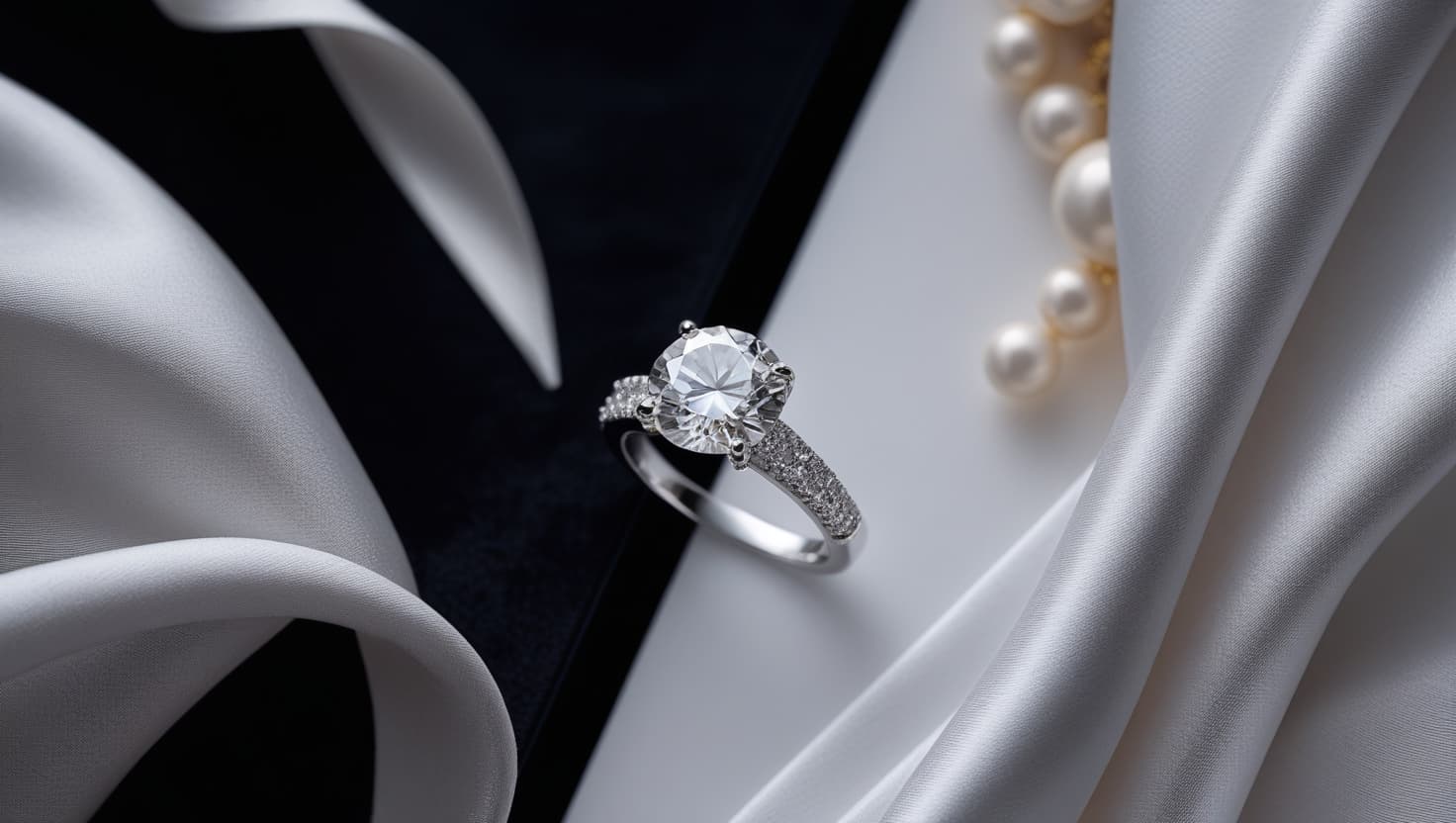 Thumbnail 2 of Elegance Solitaire Diamond Ring